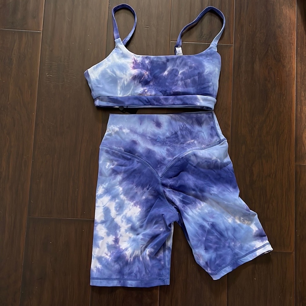 NWT Balance Athletica/Vitality Ignite Bra and Cloud Biker Short Set
